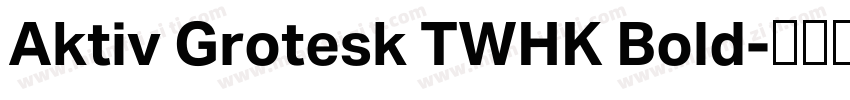 Aktiv Grotesk TWHK Bold字体转换